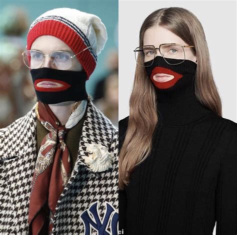 black face gucci photos